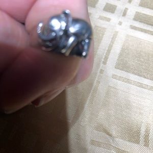 Elephant ring - sterling silver